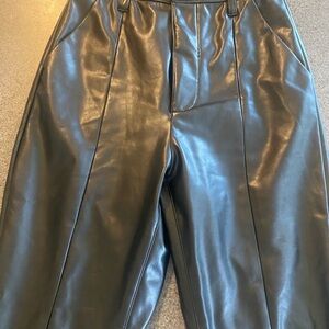 Black Leather Women’s Pants